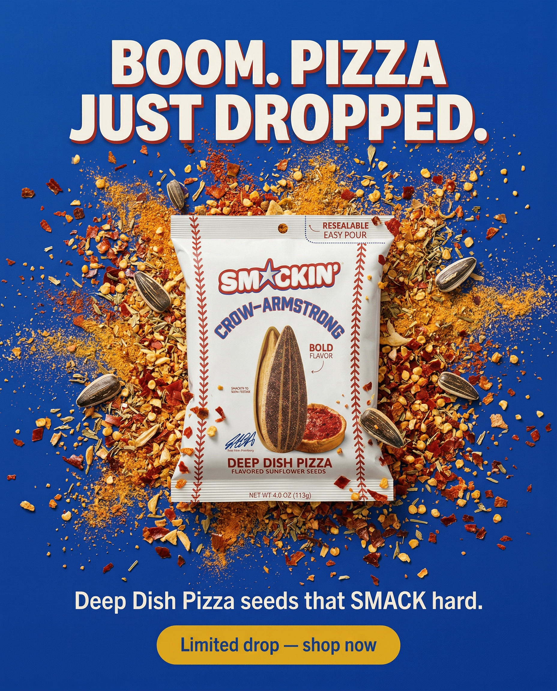 Static ad creative spec work โ snack category